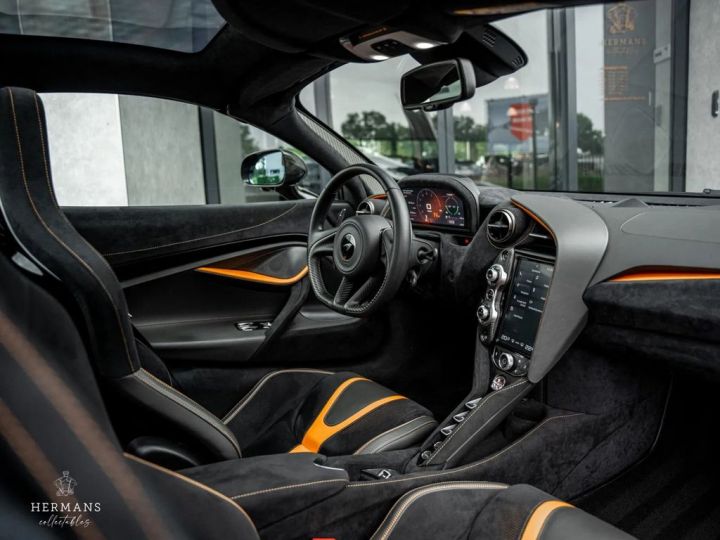 McLaren 720S V8 4.0 721 ch , Pack Carbon  . Carbon - Céramic , Son Bower&W , GARANTIE  MCLAREN JUSQU'AU 07.2025 Noire - 9