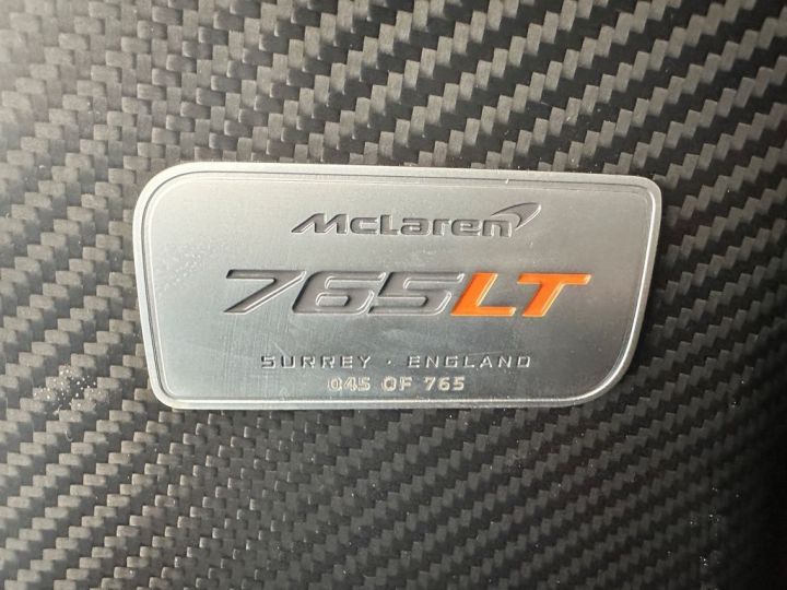 McLaren 765LT NOVITEC 1 sur 1 Produit unique Garantie 12 mois TVA récupérable VERT - 29