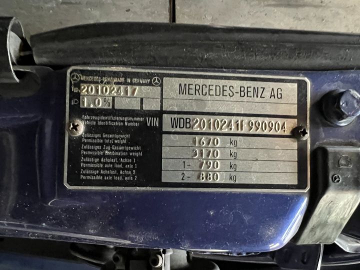 Mercedes 190 E 2.0 126cv Tres Bel Etat De Conservation  - 9