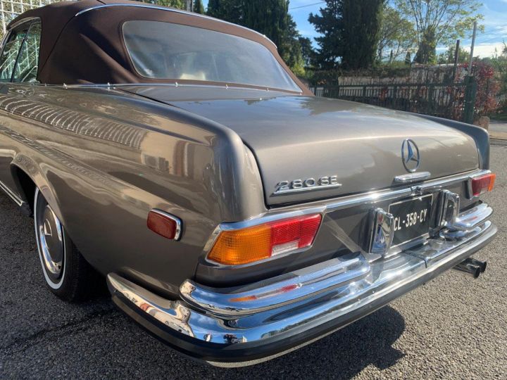 Mercedes 280 SE Marron Métal - 8