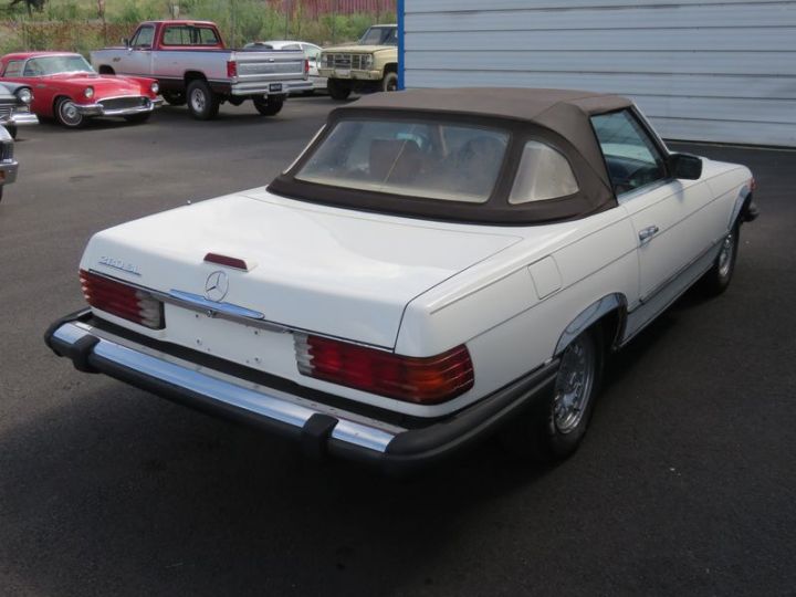 Mercedes 380 SL V8 De 1985 Blanc - 6