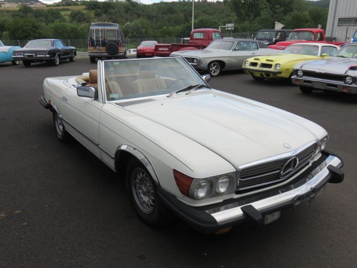 Mercedes 380 SL V8 De 1985 Blanc - 11