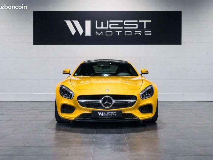 Mercedes AMG GT Mercedes GTS V8 510 – Immat France Toit Pano Échappement Sport Cam. Recul Siège Performance Key Less Alcantara 995EMOIS Jaune - 2