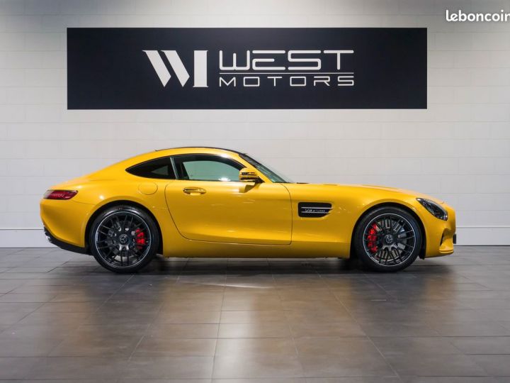 Mercedes AMG GT Mercedes GTS V8 510 – Immat France Toit Pano Échappement Sport Cam. Recul Siège Performance Key Less Alcantara 995EMOIS Jaune - 3