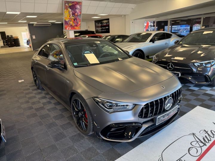 Mercedes CLA 45 S AMG Origine france Kit Aero Sieges performance Taxe CO2 payé 698,64 euros par mois Gris - 3