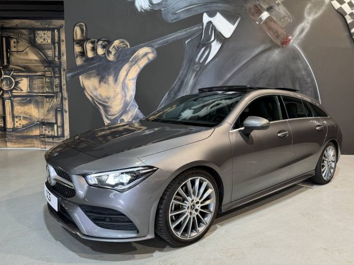 Mercedes CLA Shooting Brake (2) 200 AMG Line BA7 toit ouvrant Gris Foncé - 2