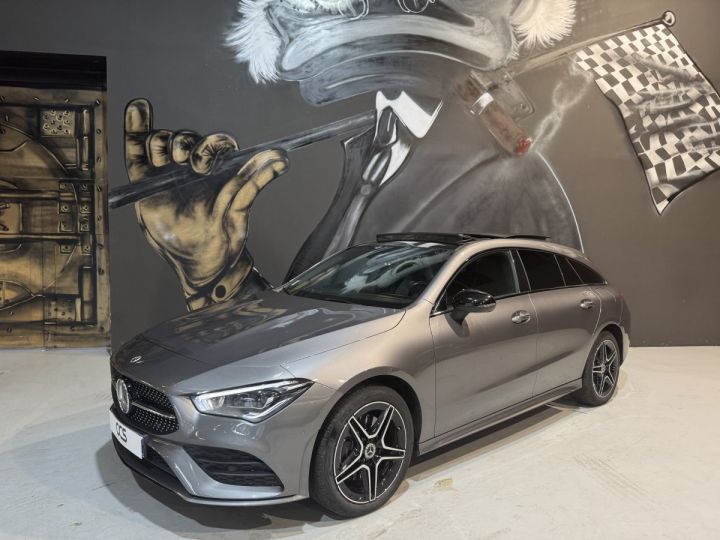 Mercedes CLA Shooting Brake (2) 250 e AMG Line toit ouvrant Gris Foncé - 2