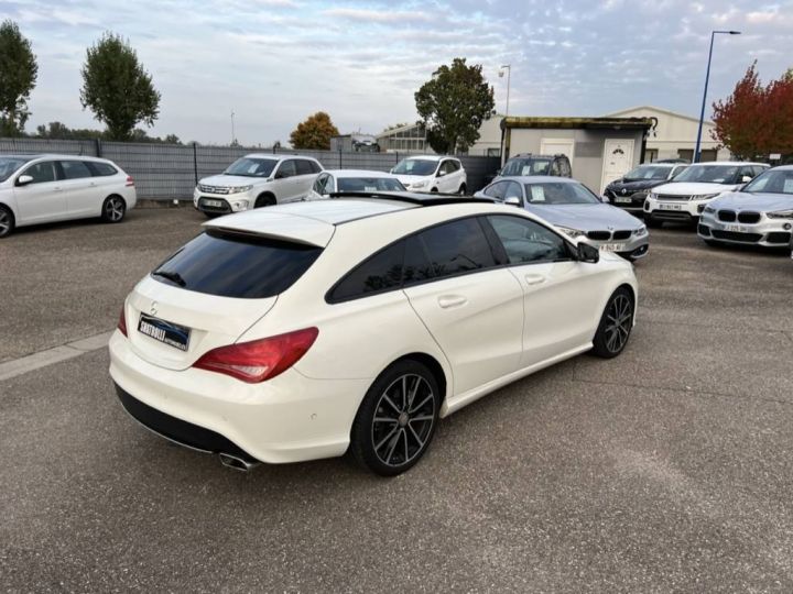 Mercedes CLA Shooting Brake 220d 2.2 CDI 177cv 7G-DCT BoîteAuto Camera GPS Toit Ouvrant BLANC - 4