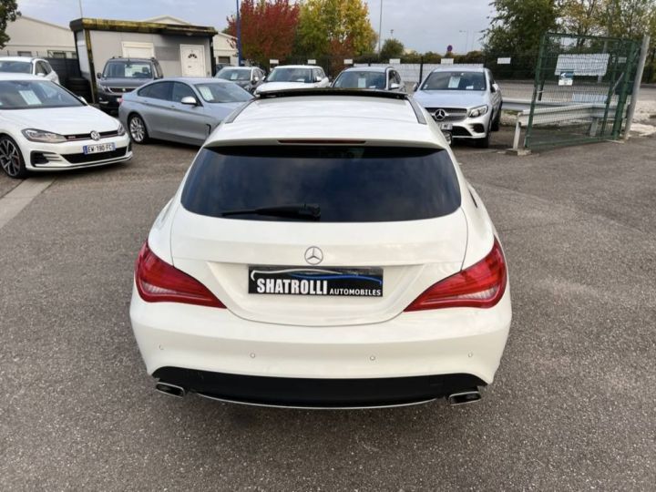 Mercedes CLA Shooting Brake 220d 2.2 CDI 177cv 7G-DCT BoîteAuto Camera GPS Toit Ouvrant BLANC - 6