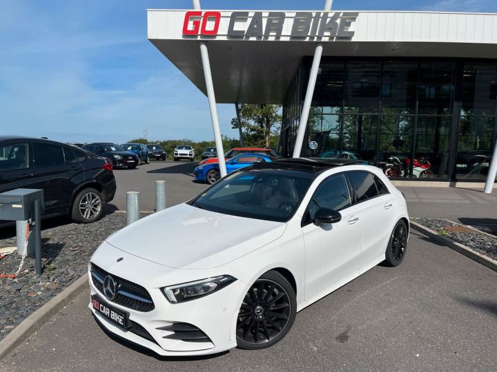 Mercedes Classe A 200D 150ch GARANTIE 6 ANS AMG Line TO Camera Couleurs ambiance 19P 499-mois Blanc - 1