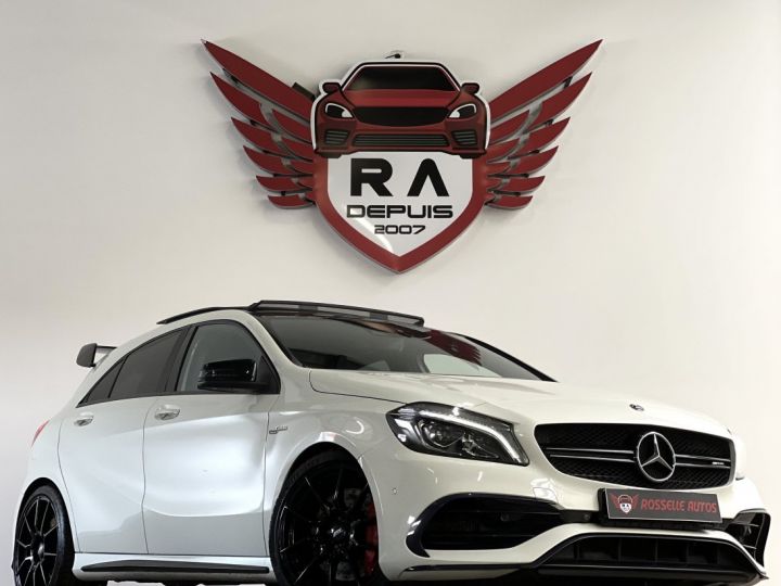 Mercedes Classe A 45 AMG 381CH PERFORMANCE 4MATIC Blanc Métallisé - 1