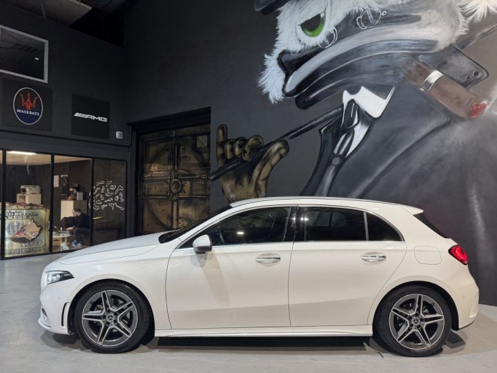 Mercedes Classe A Compact 180 d AMG Line Blanc - 4