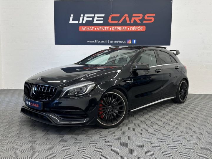 Mercedes Classe A III (W176) 45 AMG 4Matic SPEEDSHIFT-DCT Toit ouvrant pack Aéro Entretien à jour Noir - 5