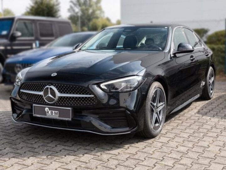 Mercedes Classe C 180 essence/ AMG/ Mod 2022/ Véhicule de démonstration/ Garantie Mercedes 12 mois Noir - 1