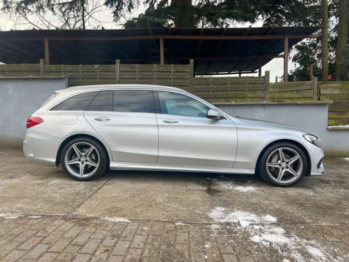 Mercedes Classe C 200 D Break 136cv 6vit Pack AMG Line Argent Métallisé - 4