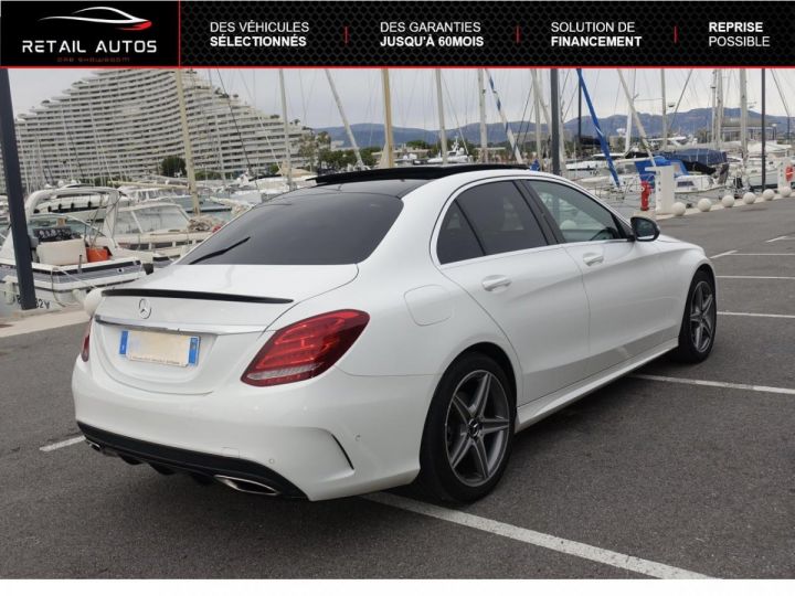 Mercedes Classe C 200 Sportline 9G-Tronic Blanc métallisé - 4