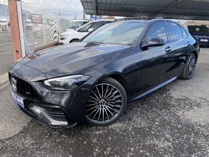 Mercedes Classe C 220 d 9G-Tronic AMG Line Gris Métallisé - 1