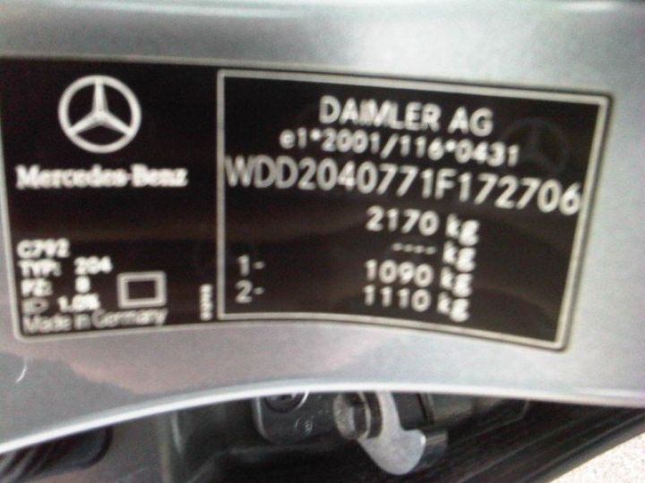 Mercedes Classe C 63 AMG AVANTGARDE BVA7 SPEEDSHIFT PACK PERFORMANCE 481 CV     Essence GRIS METAL - 29