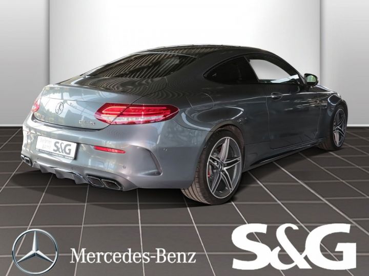 Mercedes Classe C 63 AMG S Coupé Pano+mirror+night vision+sièges élec+caméra 360°+Garantie GRIS - 2