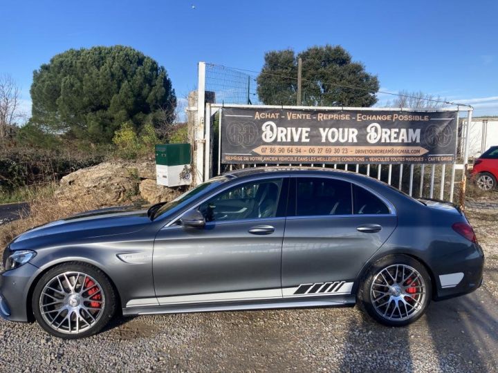 Mercedes Classe C 63s AMG 510cv Performance Édition one Grise Foncé - 2