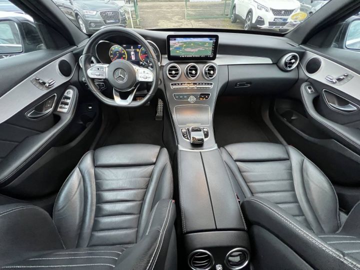 Mercedes Classe C Break 220d 2.0 CDI 194ch 9G-TRONIC AMG-LINE GPS Caméra Toit Ouvrant TVA20% 15,500 Euro H.T. NOIR - 13