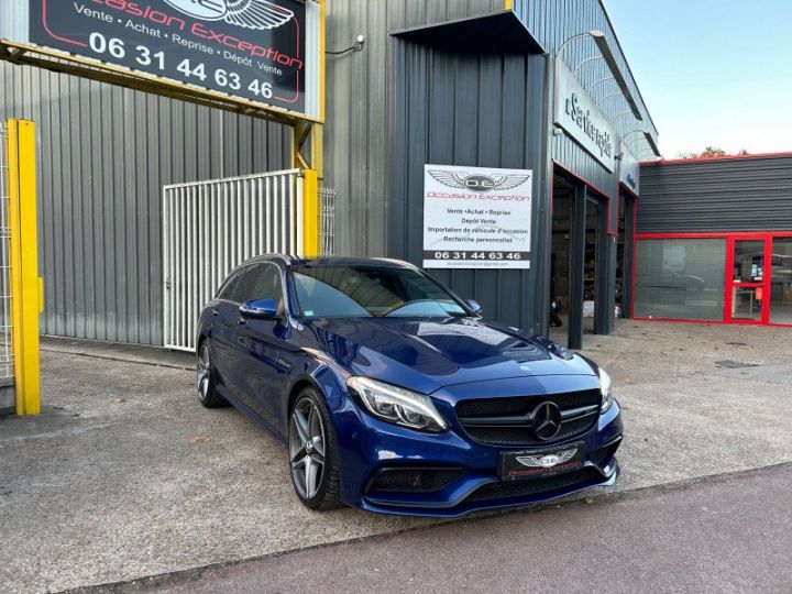 Mercedes Classe C BREAK 63 AMG SPEEDSHIFT MCT AMG Bleu - 1