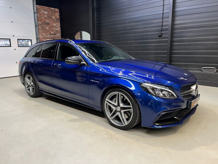 Mercedes Classe C BREAK 63 Mercedes-AMG Speedshift MCT AMG - ENTRETIEN COMPLET Bleu - 3