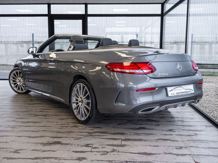 Mercedes Classe C CABRIOLET 220 D 170CH SPORTLINE 9G-TRONIC Gris F - 3