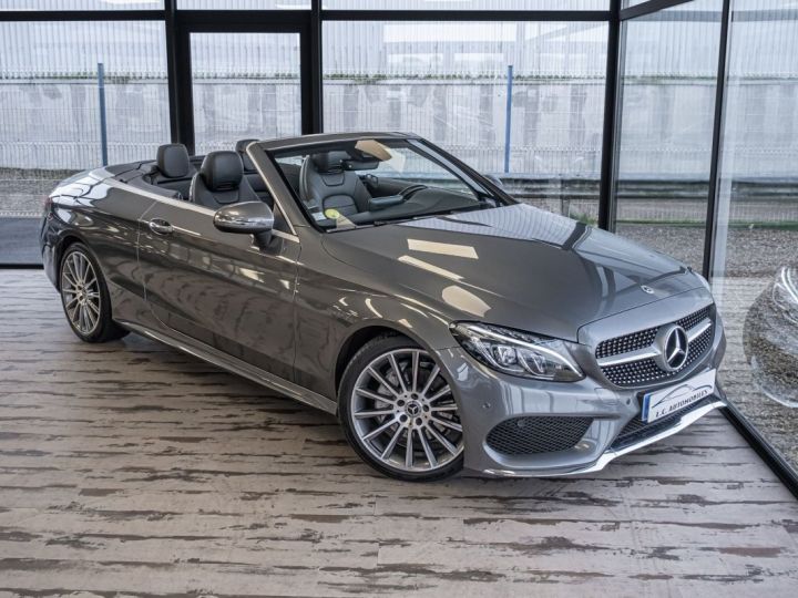 Mercedes Classe C CABRIOLET 220 D 170CH SPORTLINE 9G-TRONIC Gris F - 11