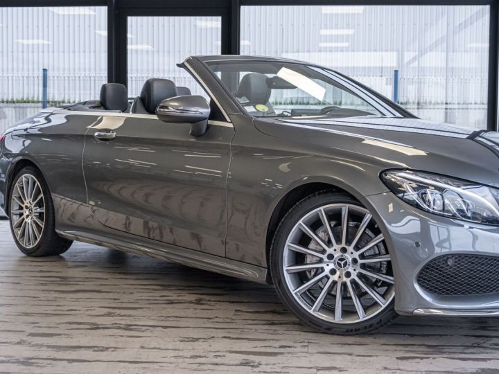 Mercedes Classe C CABRIOLET 220 D 170CH SPORTLINE 9G-TRONIC Gris F - 15