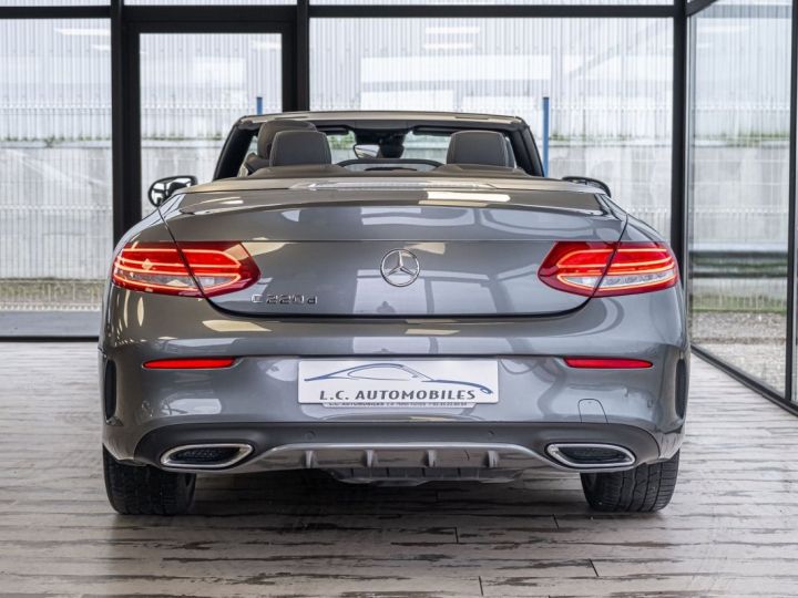 Mercedes Classe C CABRIOLET 220 D 170CH SPORTLINE 9G-TRONIC Gris F - 16