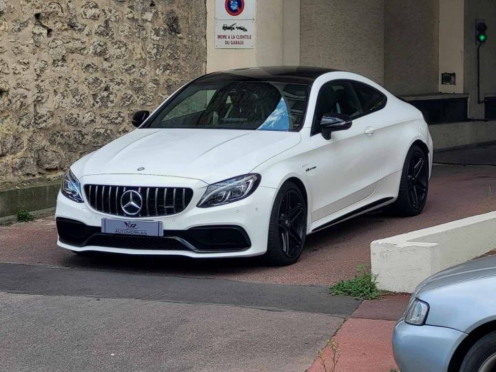 Mercedes Classe C COUPE S 63 AMG 510CV BVA Blanc - 1