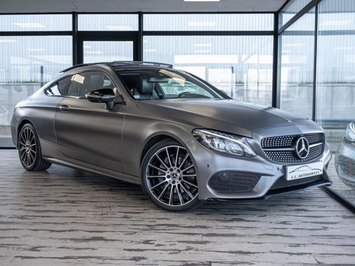 Mercedes Classe C Coupe Sport 220 D 170CH SPORTLINE 9G-TRONIC Gris F - 1