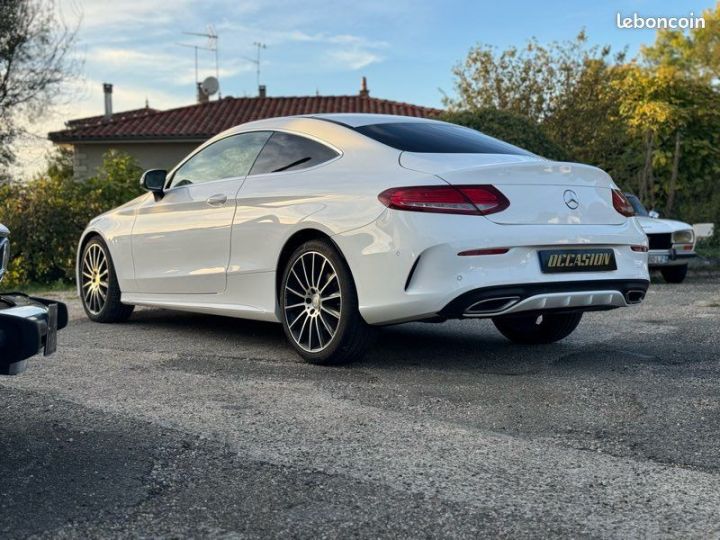 Mercedes Classe C Coupe Sport Coupé 220d AMG Line 9G-Tronic Blanc - 2