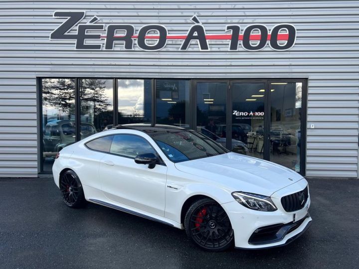 Mercedes Classe C Coupe Sport Mercedes C63S AMG 4.0 i V8 7G-SPEEDSHIFT 510 cv Blanc - 1