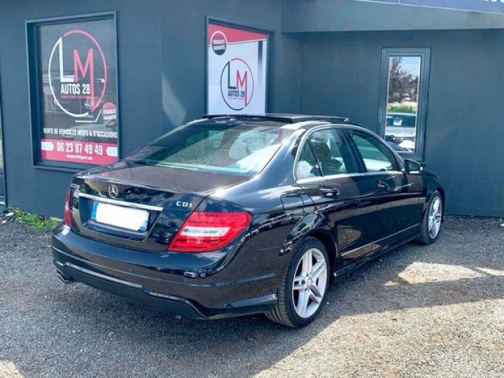 Mercedes Classe C Mercedes 220 D 170 ch SPORTLINE pack AMG 7G-tronic Noir - 2