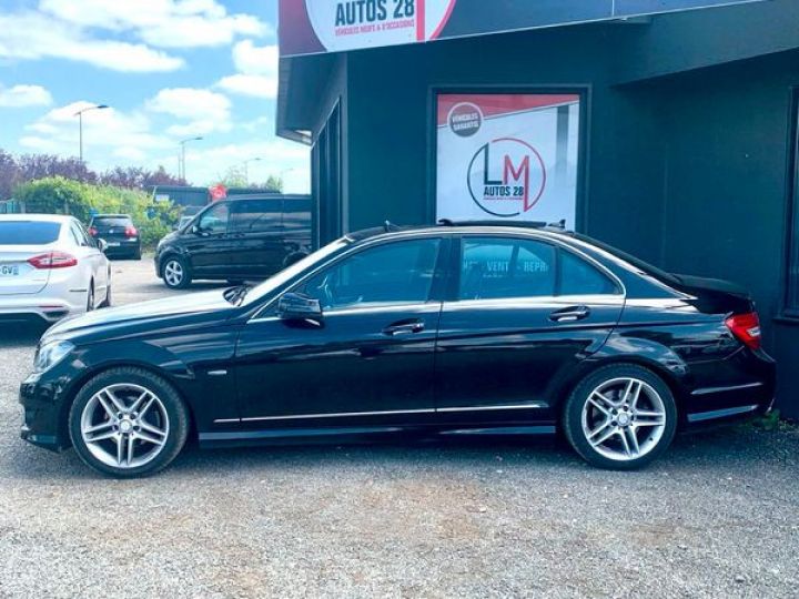 Mercedes Classe C Mercedes 220 D 170 ch SPORTLINE pack AMG 7G-tronic Noir - 3