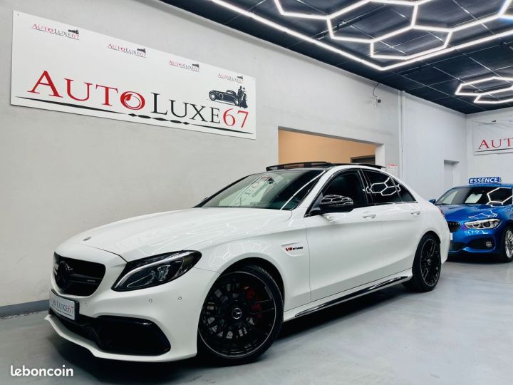 Mercedes Classe C Mercedes Benz C63 AMG V8 Biturbo Blanc - 1