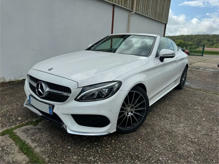 Mercedes Classe C Mercedes cabriolet 220 cdi 4matic 9g tronic 170ch amg bluetec Blanc - 3