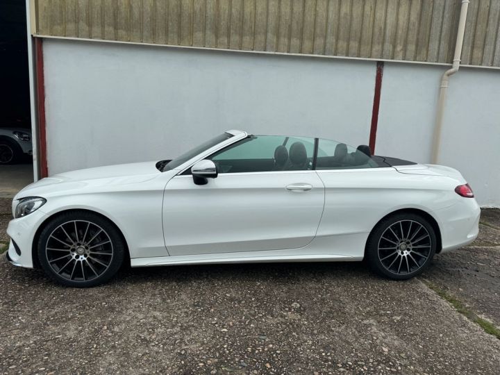 Mercedes Classe C Mercedes cabriolet 220 cdi 4matic 9g tronic 170ch amg bluetec Blanc - 4