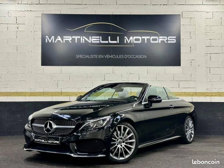 Mercedes Classe C Mercedes Cabriolet 250 d 204ch Fascination 9G-Tronic Noir - 1