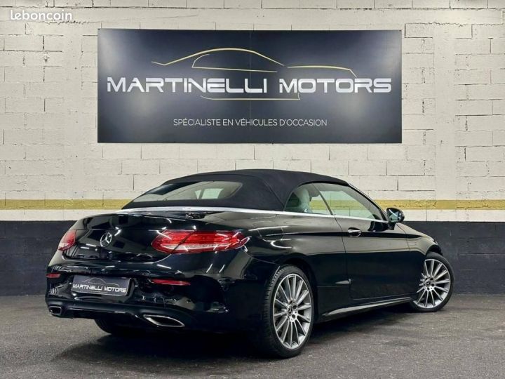 Mercedes Classe C Mercedes Cabriolet 250 d 204ch Fascination 9G-Tronic Noir - 4