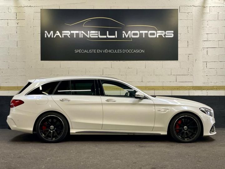 Mercedes Classe C Mercedes IV (W205) 63 AMG S Speedshift MCT Blanc - 5