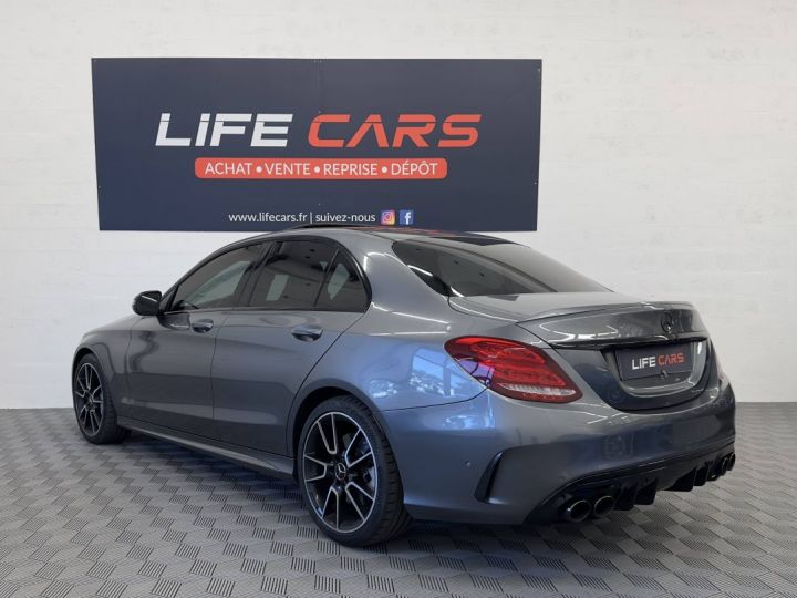 Mercedes Classe C (W205) 43 AMG Pack AERO 367ch 4Matic 9G-Tronic 2018 française entretien mercedes GRIS FONCE - 8