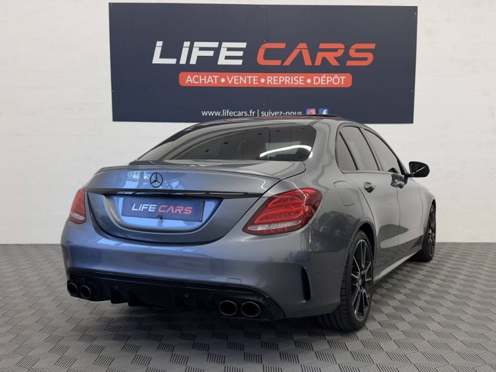 Mercedes Classe C (W205) 43 AMG Pack AERO 367ch 4Matic 9G-Tronic 2018 française entretien mercedes GRIS FONCE - 10