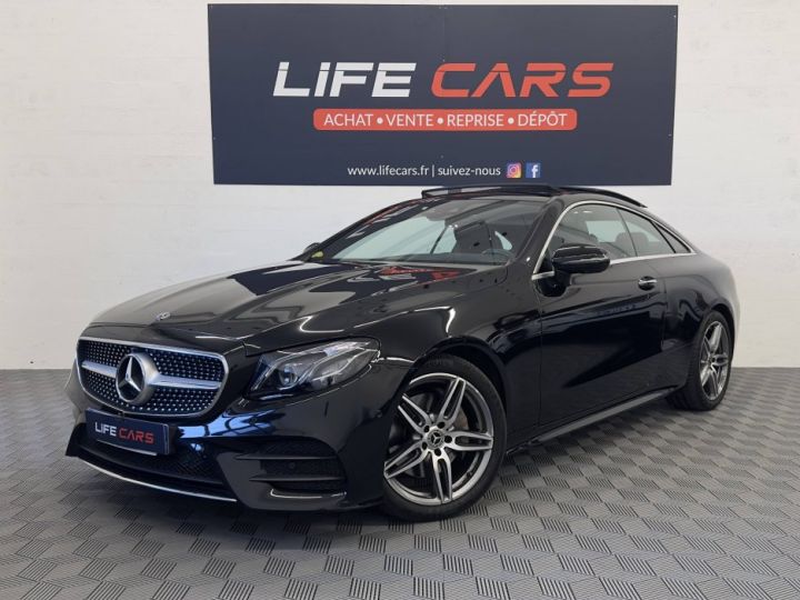 Mercedes Classe E 220 d 194ch AMG Line 2019 Toit ouvrant 2 ème main entretien complet mercedes NOIR - 1