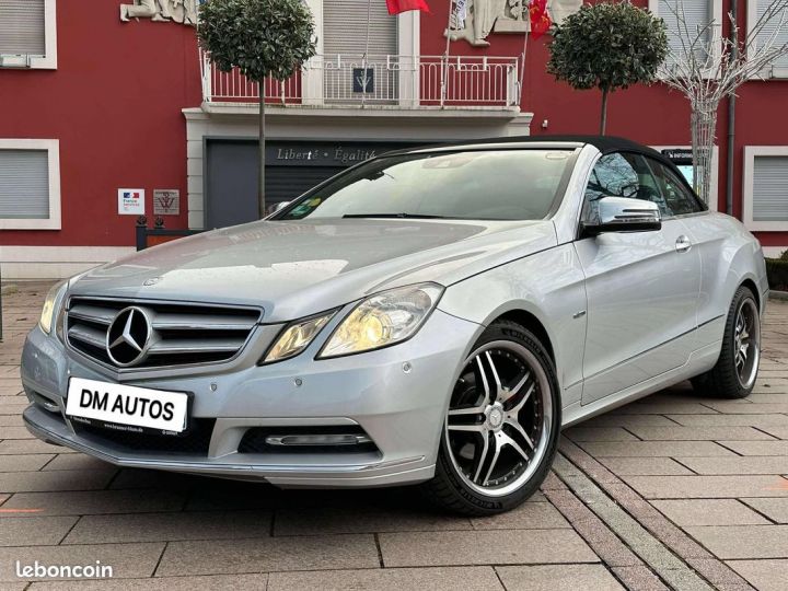 Mercedes Classe E Mercedes benz 220 cdi cabriolet sportline bva Gris - 1