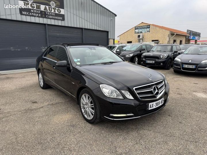 Mercedes Classe E Mercedes benz 350 cdi blueefficiency 231 ch elegance toit pano cuir Noir - 1