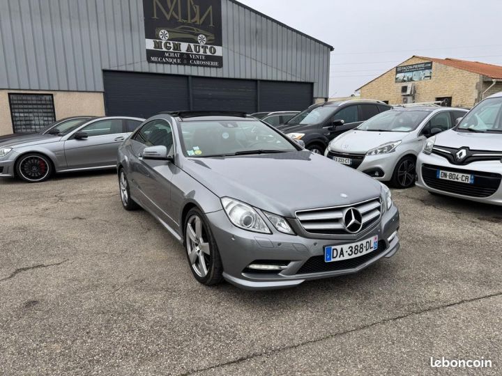 Mercedes Classe E Mercedes benz coupe 350 cdi 265 ch pack amg toit pano ouvrant 1 er main Gris - 1