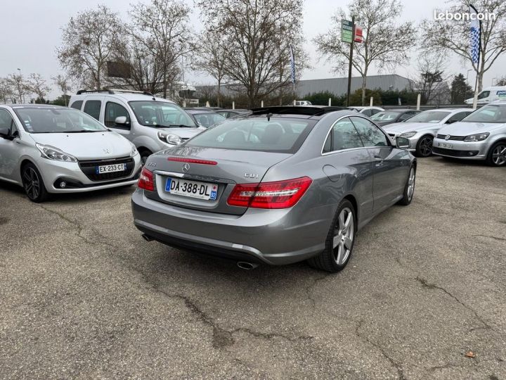 Mercedes Classe E Mercedes benz coupe 350 cdi 265 ch pack amg toit pano ouvrant 1 er main Gris - 5